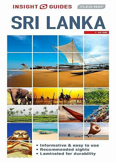 Insight Guides Flexi Map Sri Lanka, Paperback