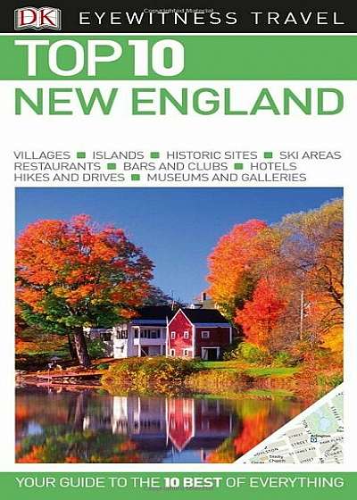 Top 10 New England, Paperback