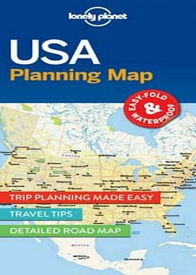 Lonely Planet USA Planning Map, Paperback