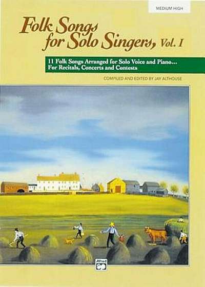 Folk Songs for Solo Singers, Vol. 1: Medium High, Paperback
