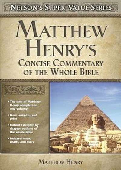 Matthew Henry's Concise Commentary on the Whole Bible, Hardcover