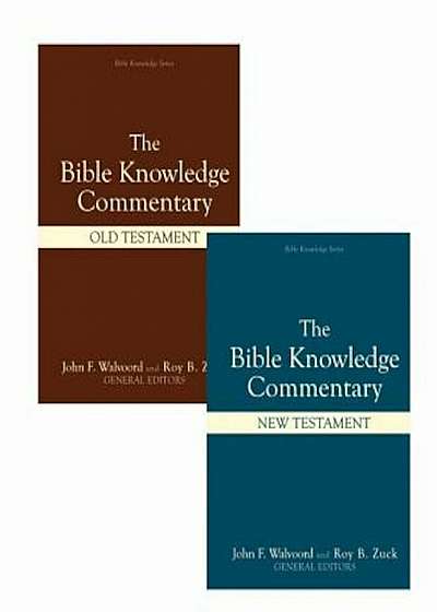Bible Knowledge Commentary (2 Volume Set), Hardcover