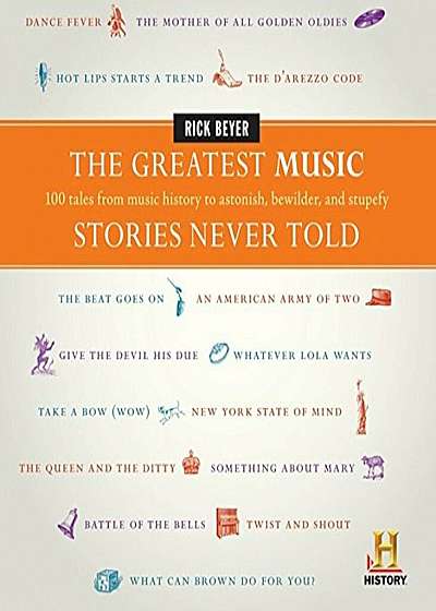 The Greatest Music Stories Never Told: 100 Tales from Music History to Astonish, Bewilder, and Stupefy, Hardcover