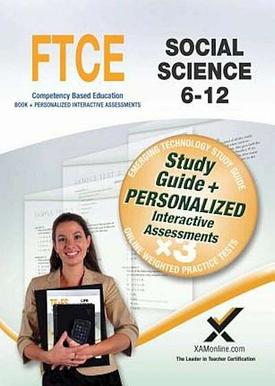 Ftce Social Science 6-12 Book and Online, Paperback