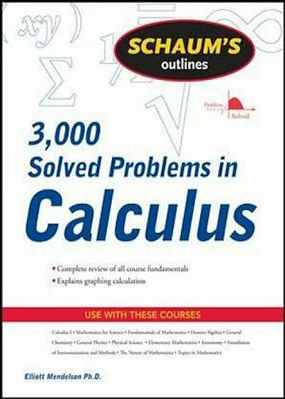 Schaum's 3,000 Solved Problems in Calculus, Paperback