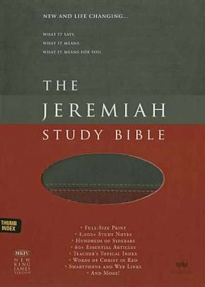 Jeremiah Study Bible-NKJV, Hardcover
