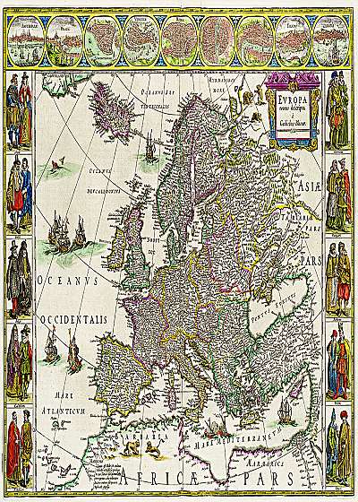 Harta Europa 1630