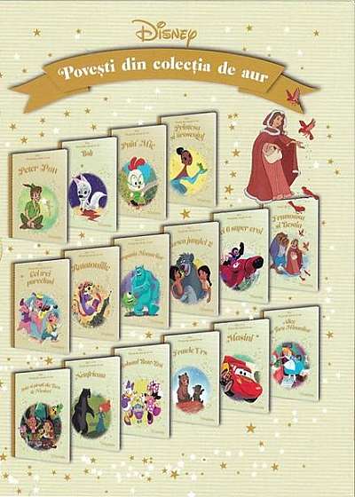 Pachet Disney. Povești din colecția de aur (16 volume)