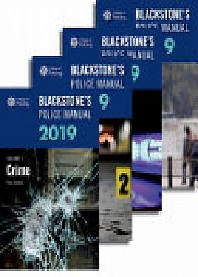 Blackstone's Police Manuals 2019: Four Volume Set