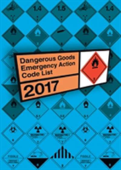 Dangerous goods emergency action code list 2017