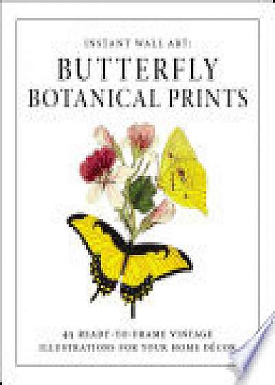 Instant Wall Art - Butterfly Botanical Prints