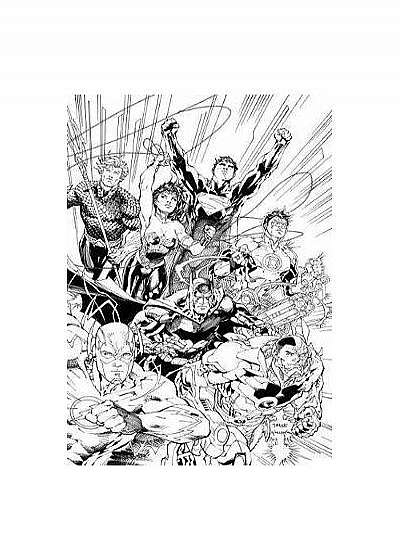 Justice League An Adult Coloring Book