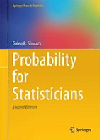 Coperta cărții Probability for Statisticians