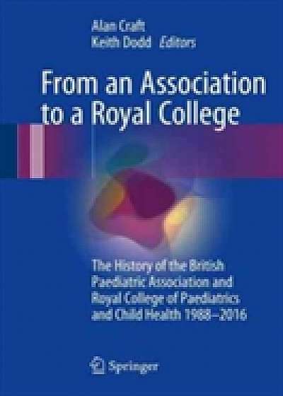 Coperta cărții From an Association to a Royal College