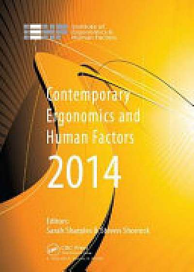 Coperta cărții Contemporary Ergonomics and Human Factors 2014