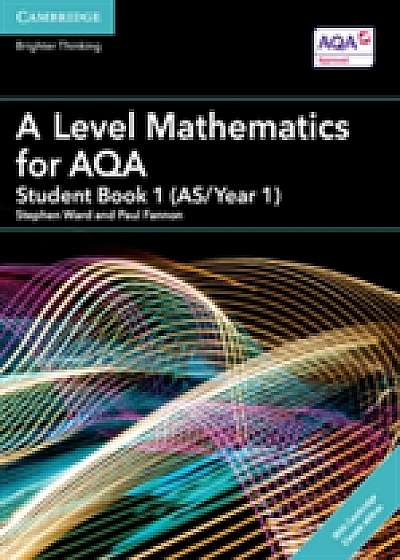 A Level Mathematics for AQA Student Book 1 (AS/Year 1) with Cambridge Elevate Edition (2 Years)