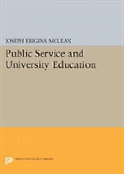 Coperta cărții Public Service and University Education