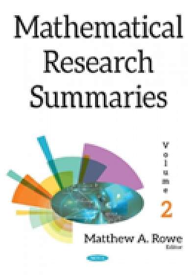 Coperta cărții Mathematical Research Summaries (with Biographical Sketches)