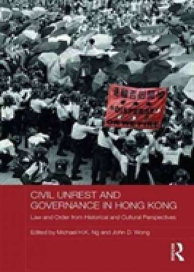 Coperta cărții Civil Unrest and Governance in Hong Kong