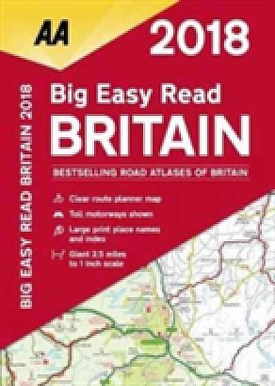 AA Big Easy Read Atlas Britain