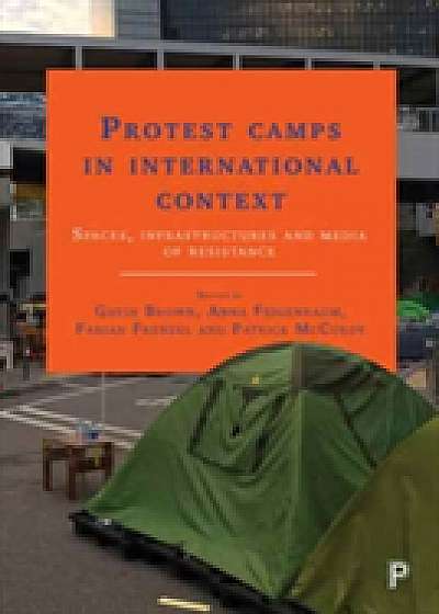Coperta cărții Protest camps in international context
