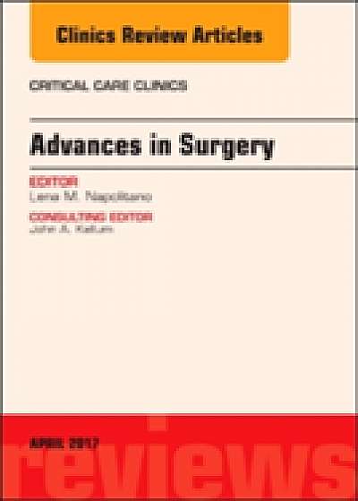 Coperta cărții Advances in Surgery, An Issue of Critical Care Clinics de Lena M. Napolitano