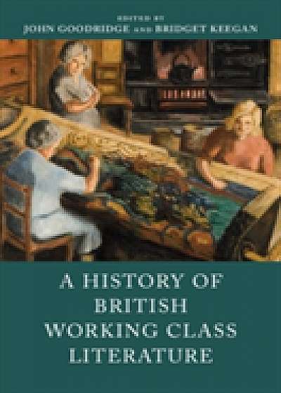 Coperta cărții A History of British Working Class Literature
