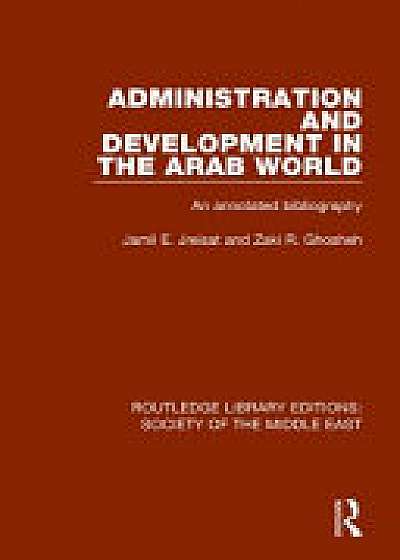 Coperta cărții Administration and Development in the Arab World