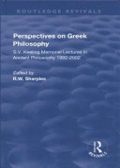 Coperta cărții Perspectives on Greek Philosophy