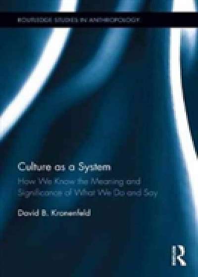 Coperta cărții Culture as a System