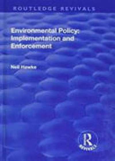 Coperta cărții Environmental Policy de Neil Hawke