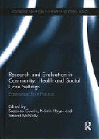 Coperta cărții Research and Evaluation in Community, Health and Social Care Settings