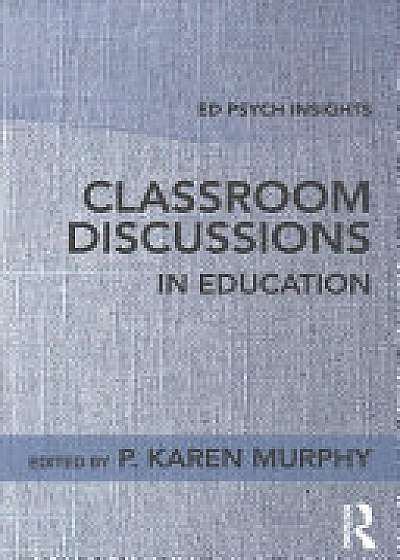 Coperta cărții Classroom Discussions in Education