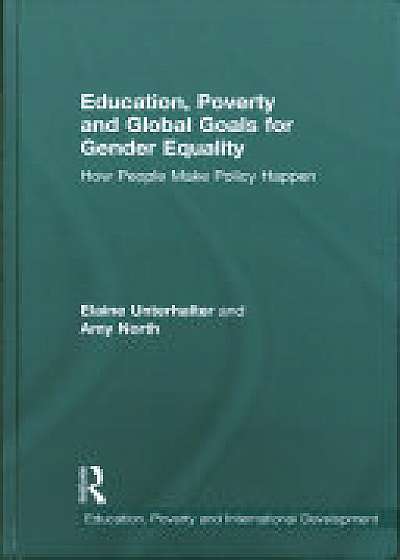Coperta cărții Education, Poverty and Global Goals for Gender Equality