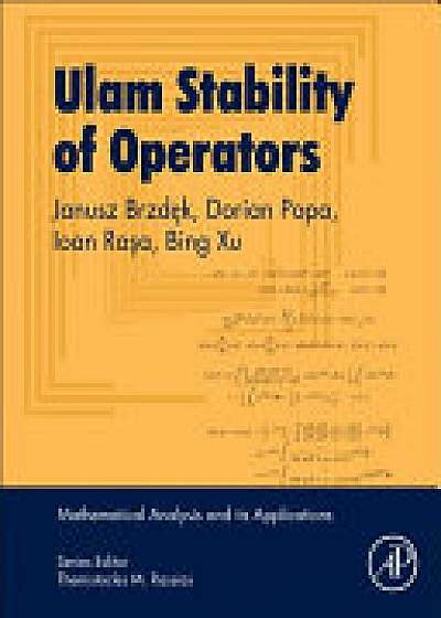 Coperta cărții Ulam Stability of Operators