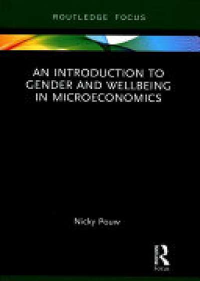 Coperta cărții An Introduction to Gender and Wellbeing in Microeconomics