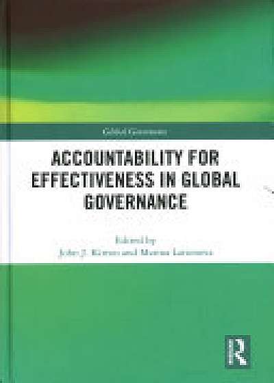 Accountability for Effectiveness in Global Governance