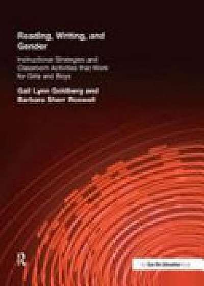 Coperta cărții Reading, Writing, and Gender de Gail Lynn Goldberg