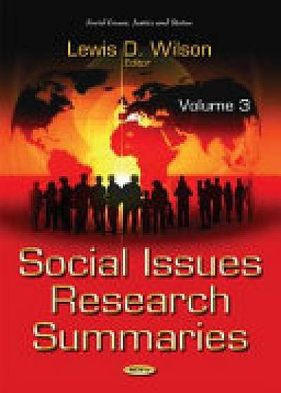 Coperta cărții Social Issues Research Summaries (with Biographical Sketches)