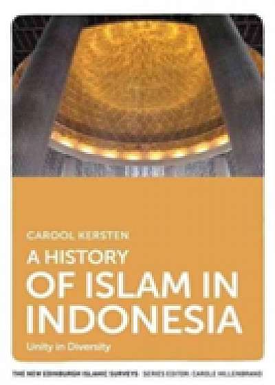 Coperta cărții A History of Islam in Indonesia de Carool Kersten