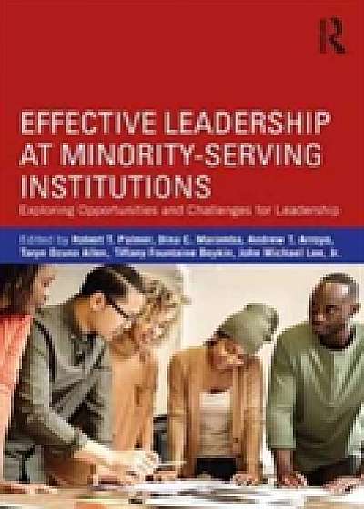 Coperta cărții Effective Leadership at Minority-Serving Institutions
