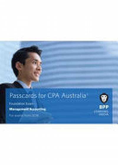 Coperta cărții CPA Australia Management Accounting de Bpp Learning Media