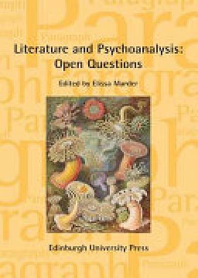 Coperta cărții Literature and Psychoanalysis: Open Questions de Elissa Marder