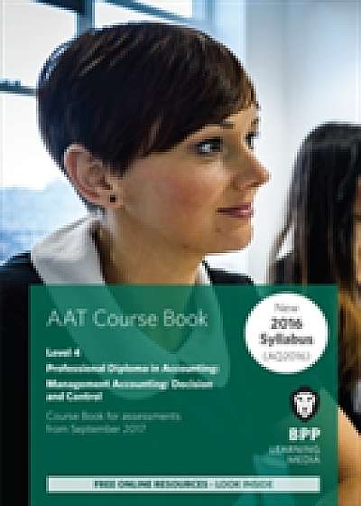 AAT Management Accounting Decision & Control