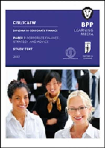 Coperta cărții CISI/ICAEW Diploma in Corporate Finance Strategy and Advice
