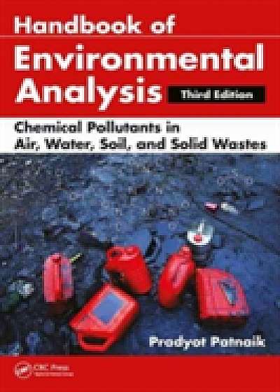 Coperta cărții Handbook of Environmental Analysis