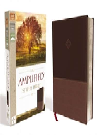 The Amplified Study Bible, Imitation Leather, Brown