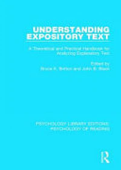 Coperta cărții Understanding Expository Text