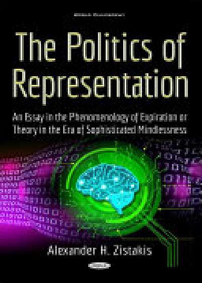 Coperta cărții Politics of Representation de Alexander H. Zistakis