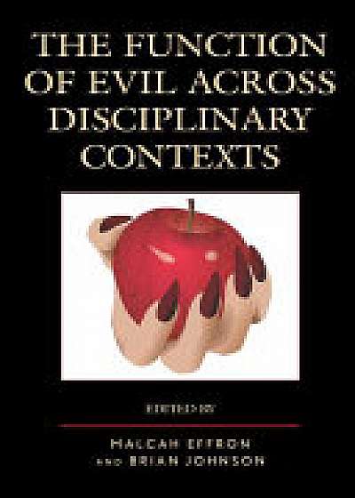 Coperta cărții The Function of Evil across Disciplinary Contexts